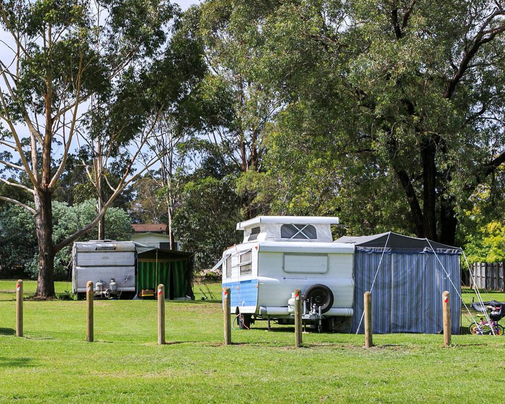 Caravan sites at Pambula caravan park